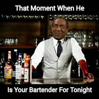 Cosby as a Bartender